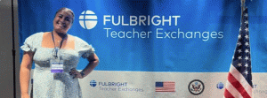 Bentley Academy Innovation School teacher Mercy Baez was issued the Fulbright Distinguished Award in Teaching.