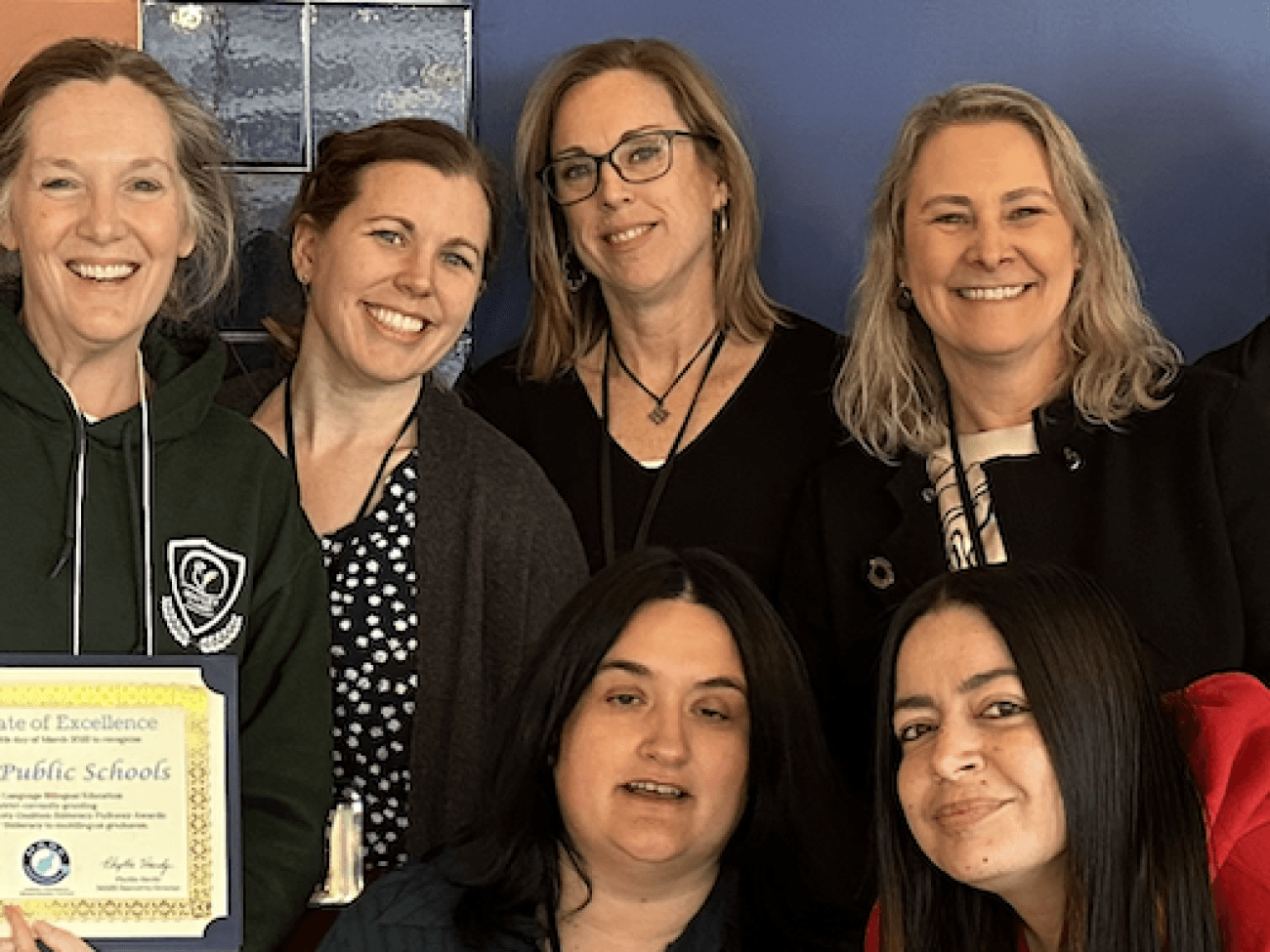 The Salem Public Schools Multilingual Learner Education Department was presented the Certificate of Excellence at the MABE Northeast annual conference.